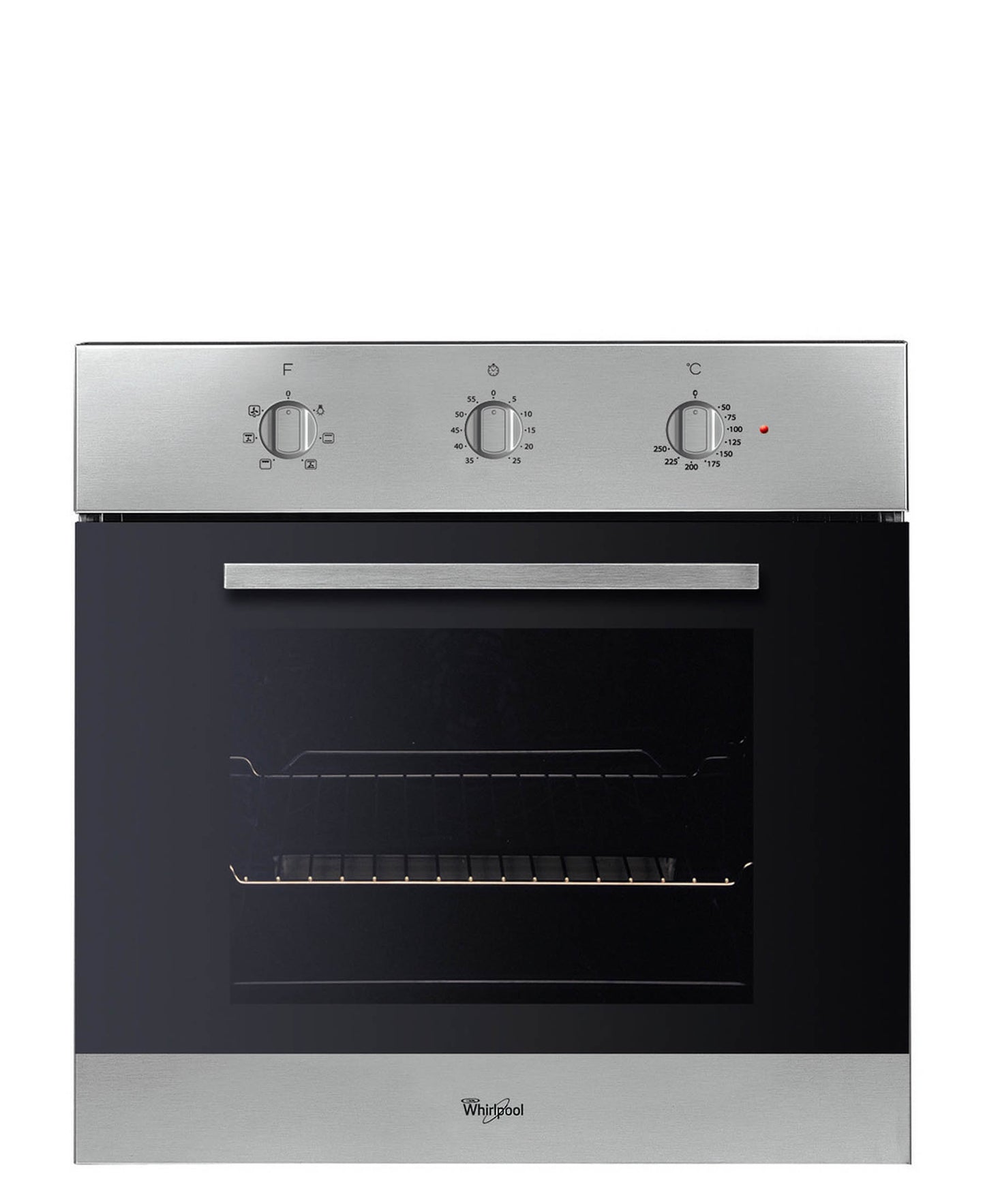 Whirlpool built -in electric oven - inox colour