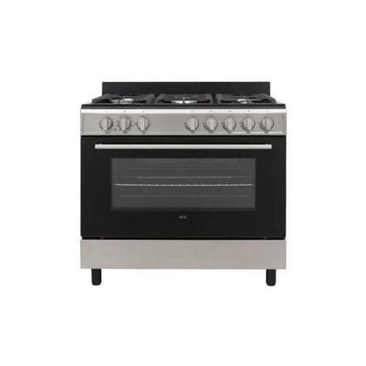 AEG 90cm Black Stainless Steel Gas / Electric Cooker AEGZA90GES1