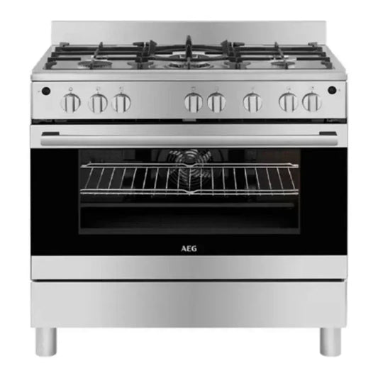 AEG 90cm Stainless Steel Gas/Gas Stove AEGZA90GS1 SS