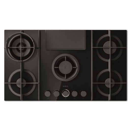 Elica NikolaTesla Flame 90cm 4 Burner Gas Hob With Downdraft Extractor - 10/NIKOLATESLA FLAME
