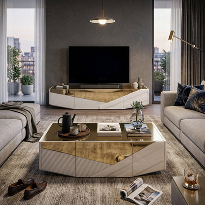 BF Royal Home coffee table and TV stand combo