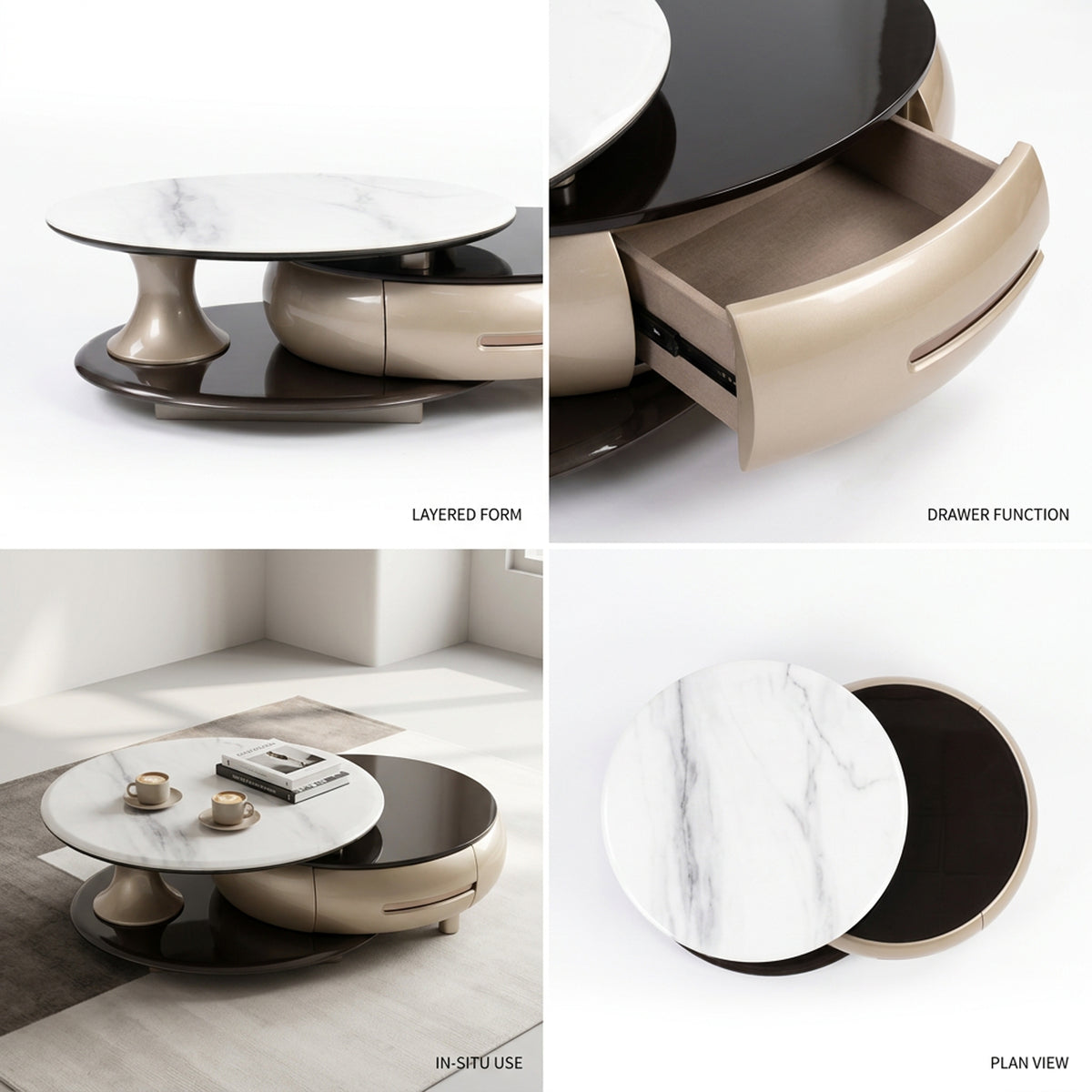 CA Coffee Table detail views