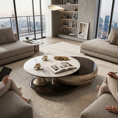 CA Coffee Table styled in a lounge