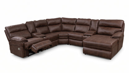 Celine Corner Lounge Suite with recliner open