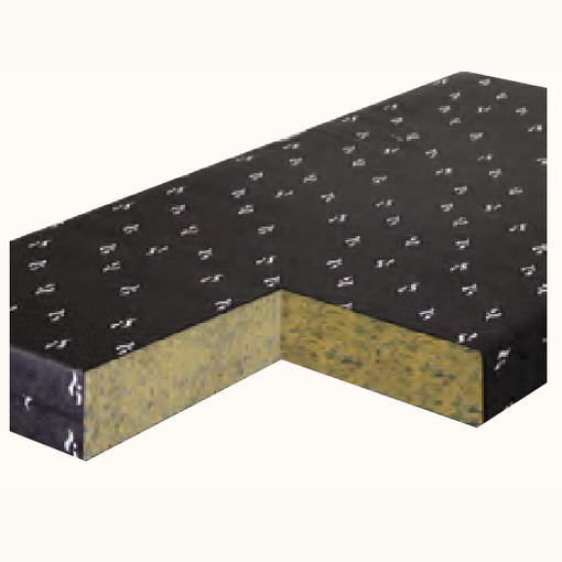 Strandmattress Contractors Mattress black cover cut-away showing foam