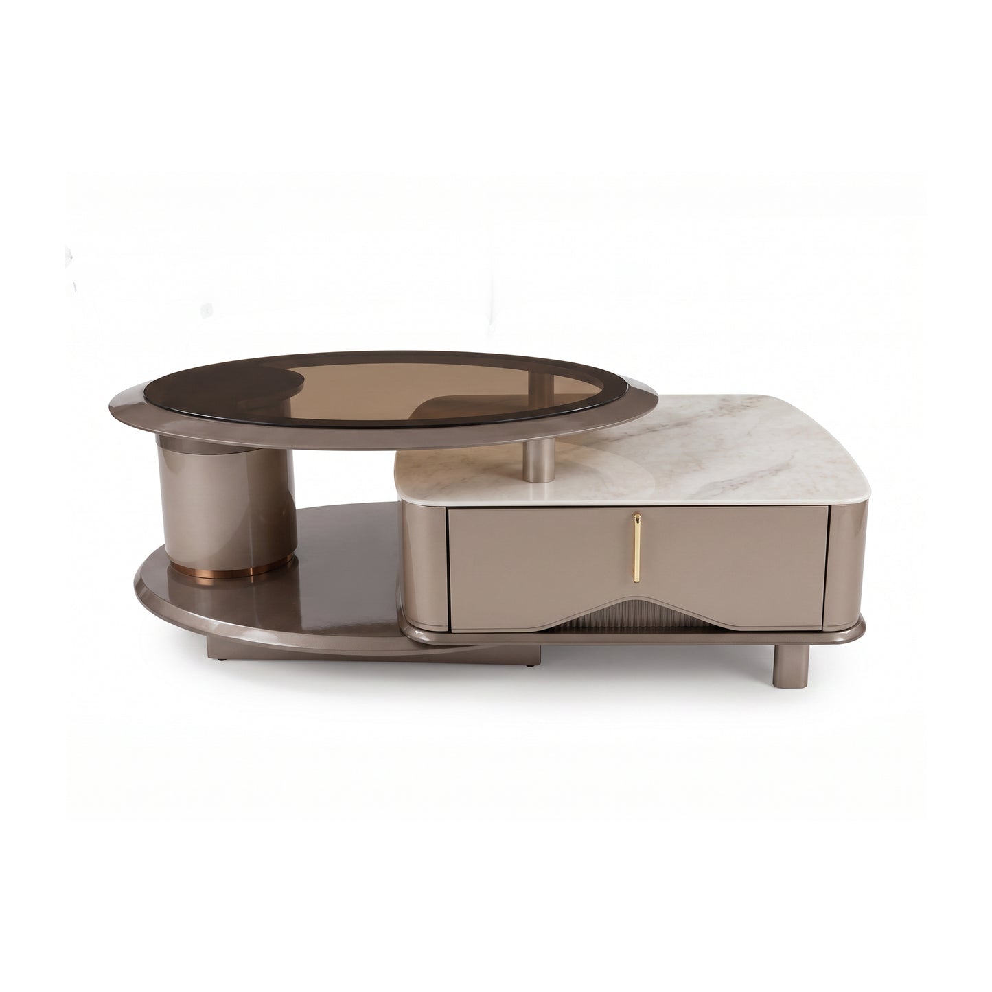 Brown coffee table