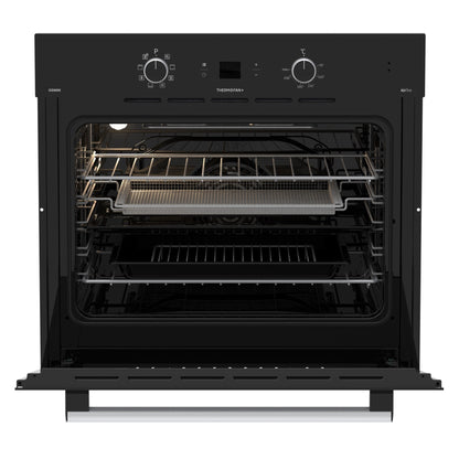 Defy DBO774 Gemini oven interior with accessories