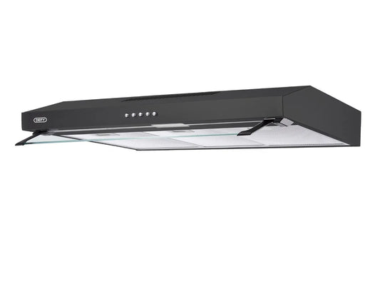 Defy 90cm Black Cookerhood - DCH90B