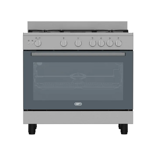Defy 90cm Full Gas Range Cooker Grey DGS90G