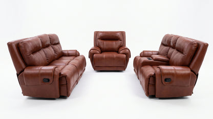 Earthline Falcon 3,2,1 Recliner Lounge Suite - Inyathi Tan