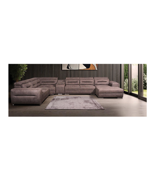 Earthline Okavongo 5 Piece Corner Couch - Close Out Grey