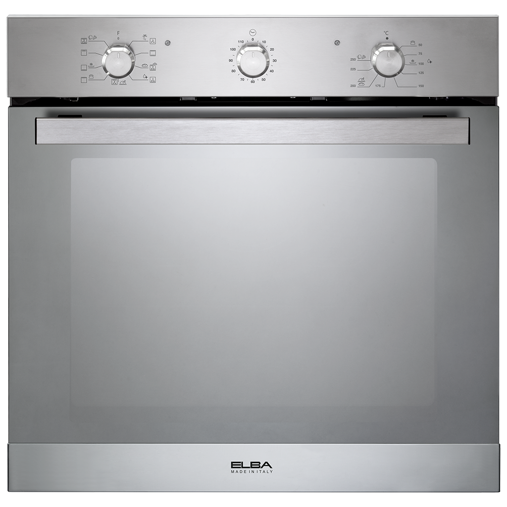 Elba 60cm Electric Oven - Silver