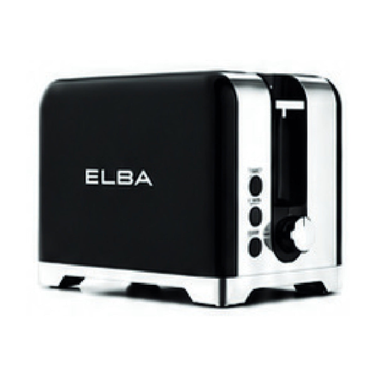 Elba Lusso 2 Slice Toaster Black