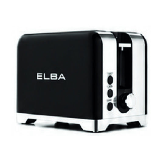 Elba Lusso 2 Slice Toaster Black