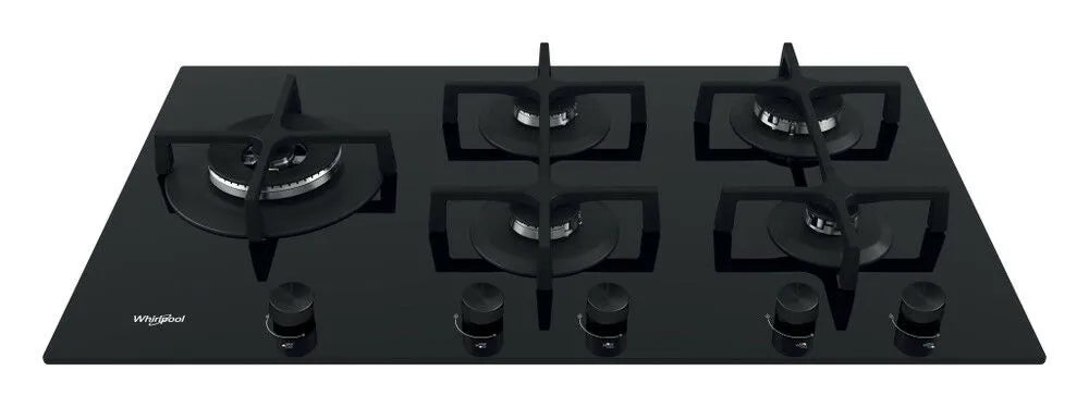 Whirlpool Black 5 Gas Burners Hob - GOA9523/NB1