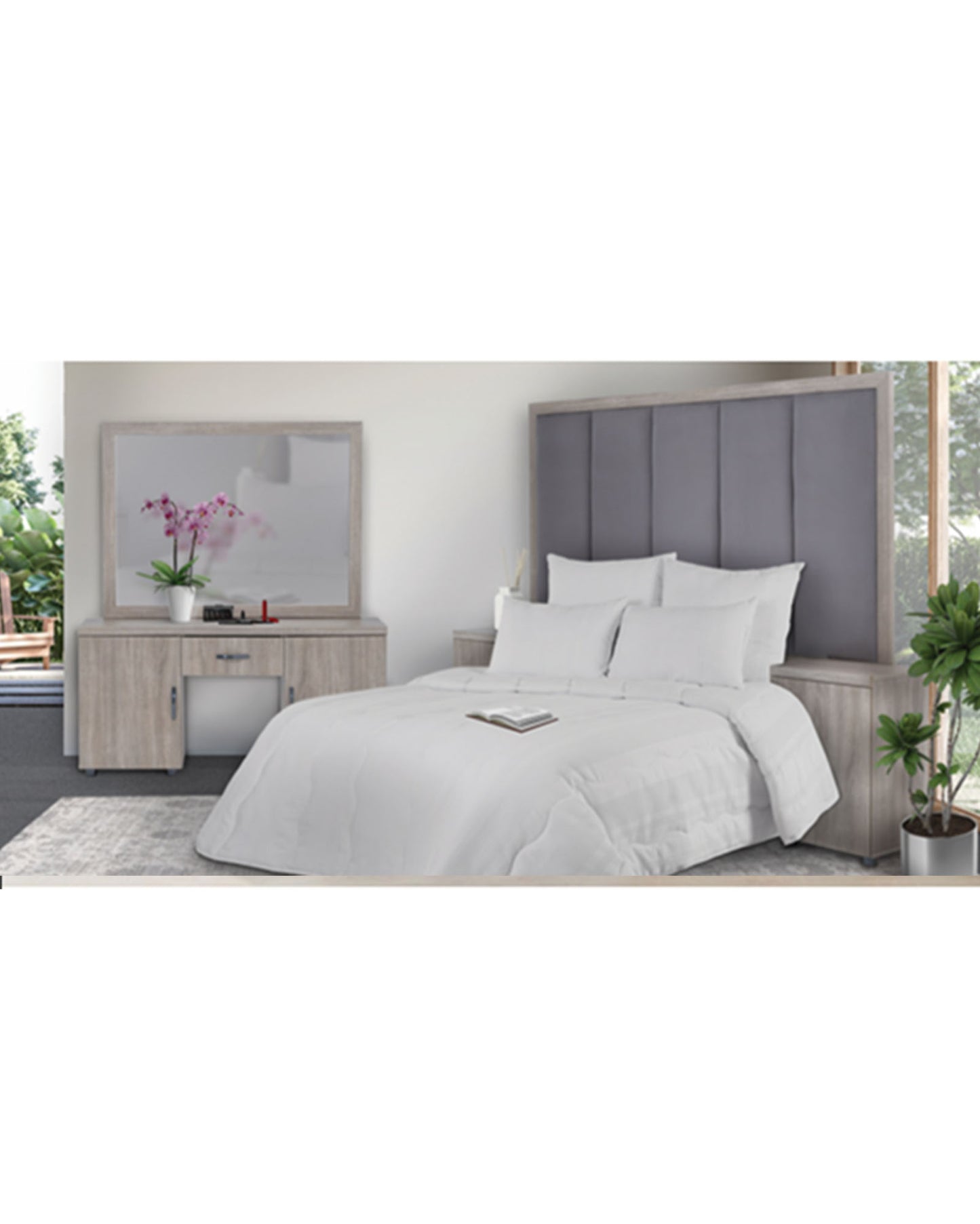 Hazel 2 Piece Bedroom Suite - Beige