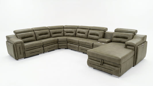Icon Corner Lounge Suite in olive