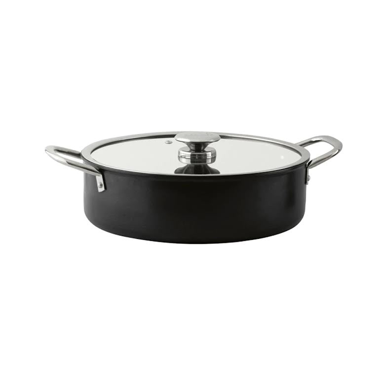 Leydi Mia Kısa 32cm Low Casserole Black