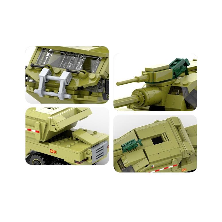 Wange Military Equipment Dana M2 429 Piece Building Block Set