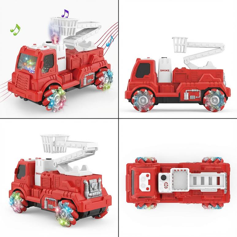 RC Fire Fighting Vehicle Red & White