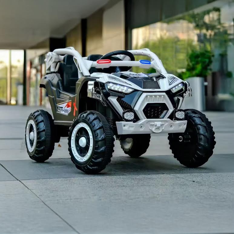 Kids Ride On 4 Wheel Truck Black & White