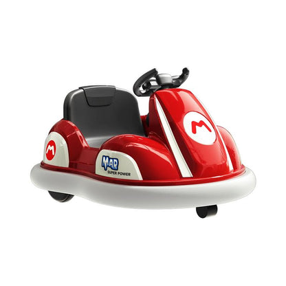Mario Kart 12v Electric Ride-On Car with Drift Sounds Red