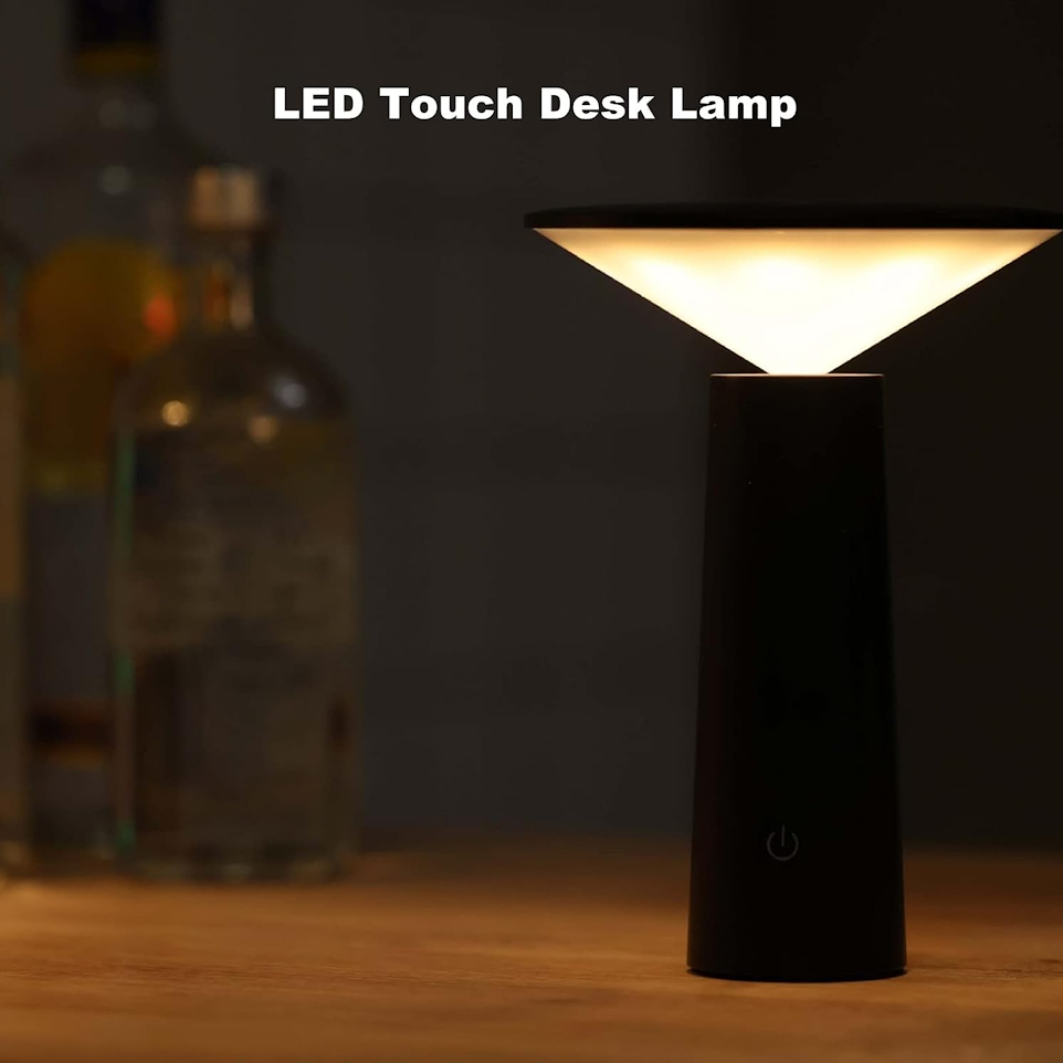 Urban Decor 20cm LED Mini Lamp Black