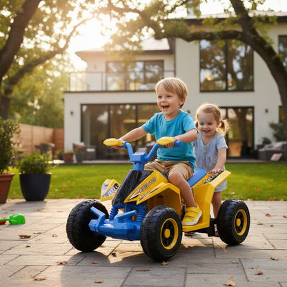 Kids Ride On 4 Wheel Bike Multicoloured