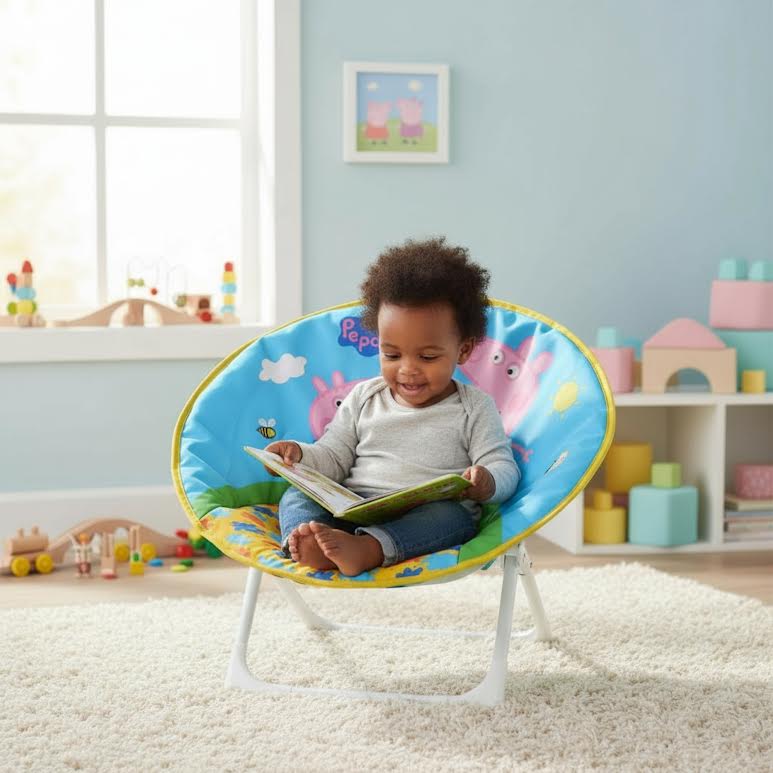 Peppa Pig Themed Kids Chair Multicoloured