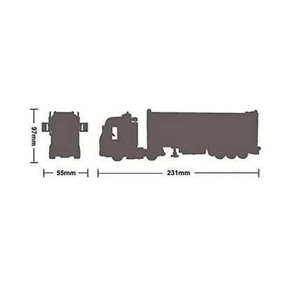 Wange Container Truck 352 Piece Building Block Set