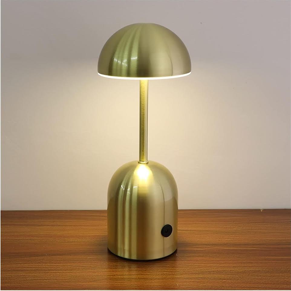 Urban Decor 28.5cm LED Mini Lamp Gold