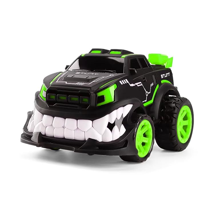 RC Angry Stunt Car Black & Green