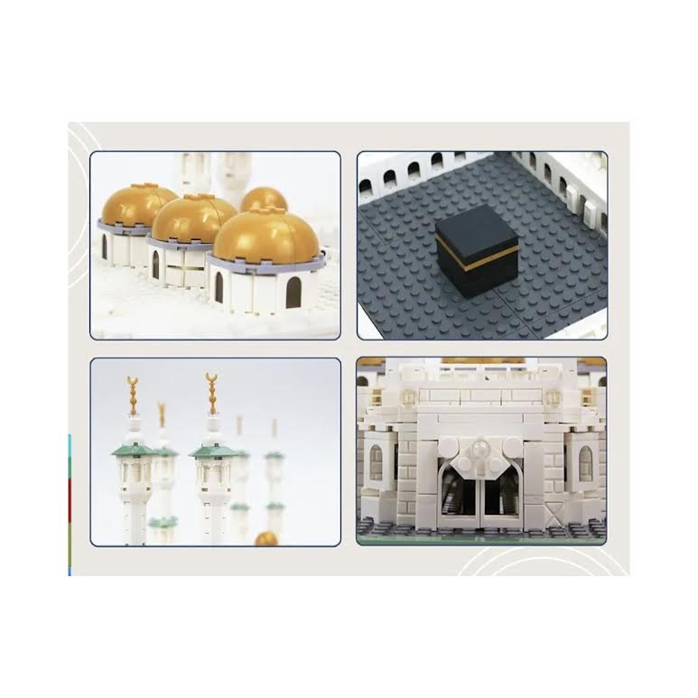 Wange Great Mosque of Mecca 2291 Piece Building Block Set