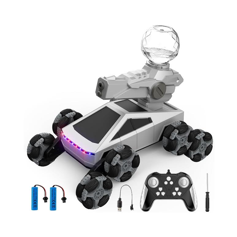 RC 2.4G Super Laser Speed Tank Fight Car Silver