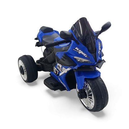 Kids Ride On Motorbike Black & Blue