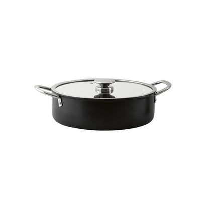 Leydi Mia Kısa 28cm Low Casserole Black