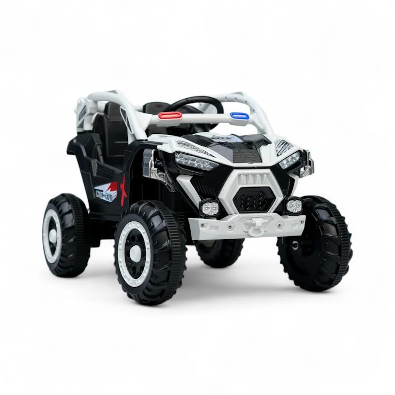 Kids Ride On 4 Wheel Truck Black & White