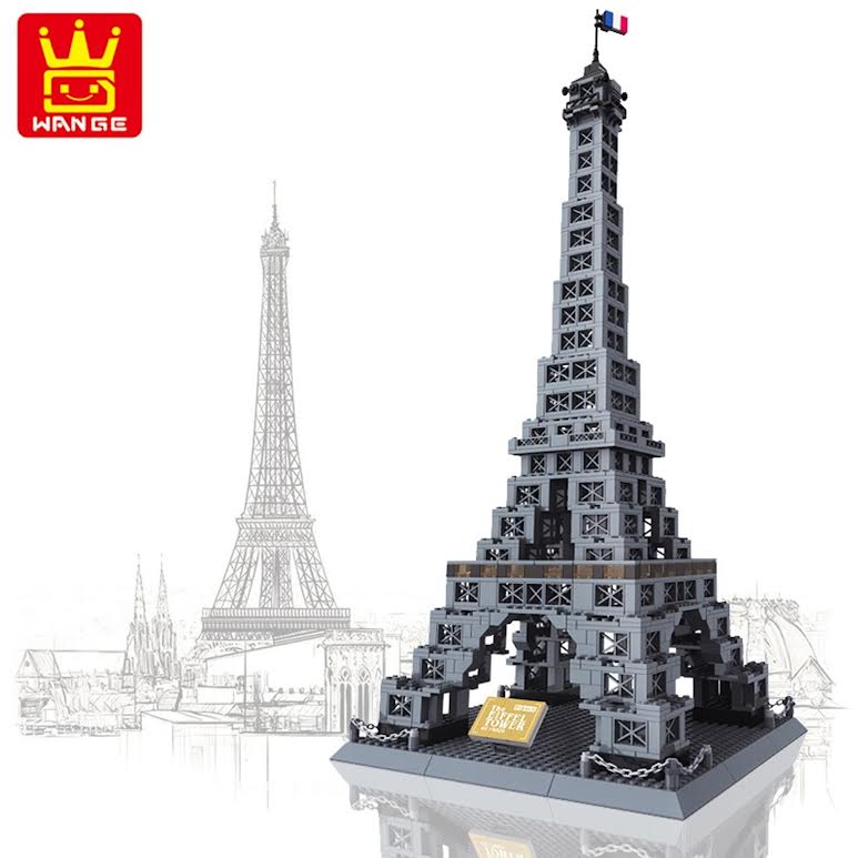 Wange Eiffel Tower 976 Piece Building Block Set