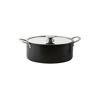 Leydi Mia Derin 24cm Deep Casserole Black