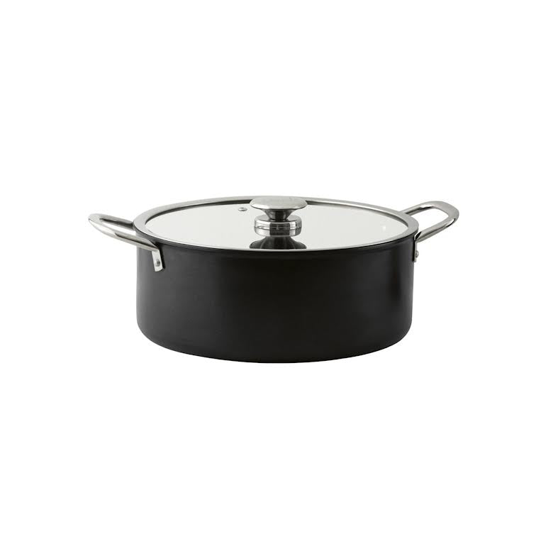 Leydi Mia Derin 26cm Deep Casserole Black