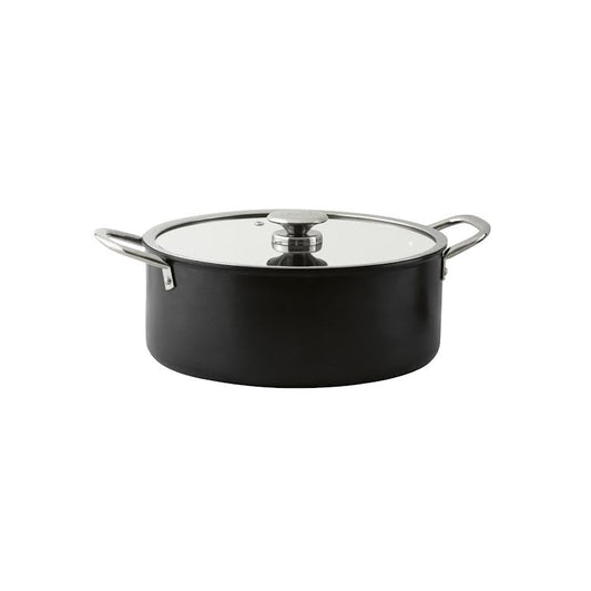 Leydi Mia Derin 26cm Deep Casserole Black