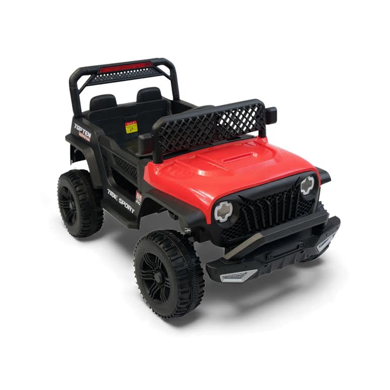 Jeep Rubi Inspired Kids Electric Ride On Car Black & Red