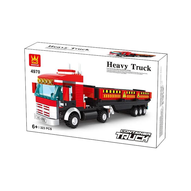 Wange Heavy Truck 323 Piece Building Block Set