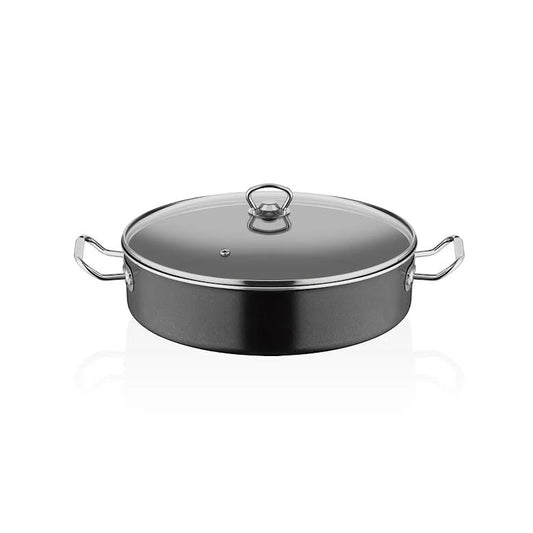 Gastro Collection 38cm Industrial Mega Casserole Black