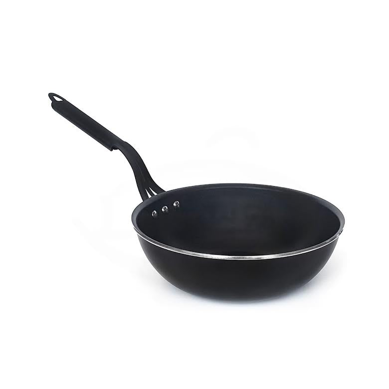 Gastro Collection 28cm Industrial Wok Pan Black