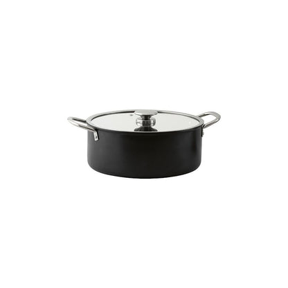 Leydi Mia Derin 20cm Deep Casserole Black