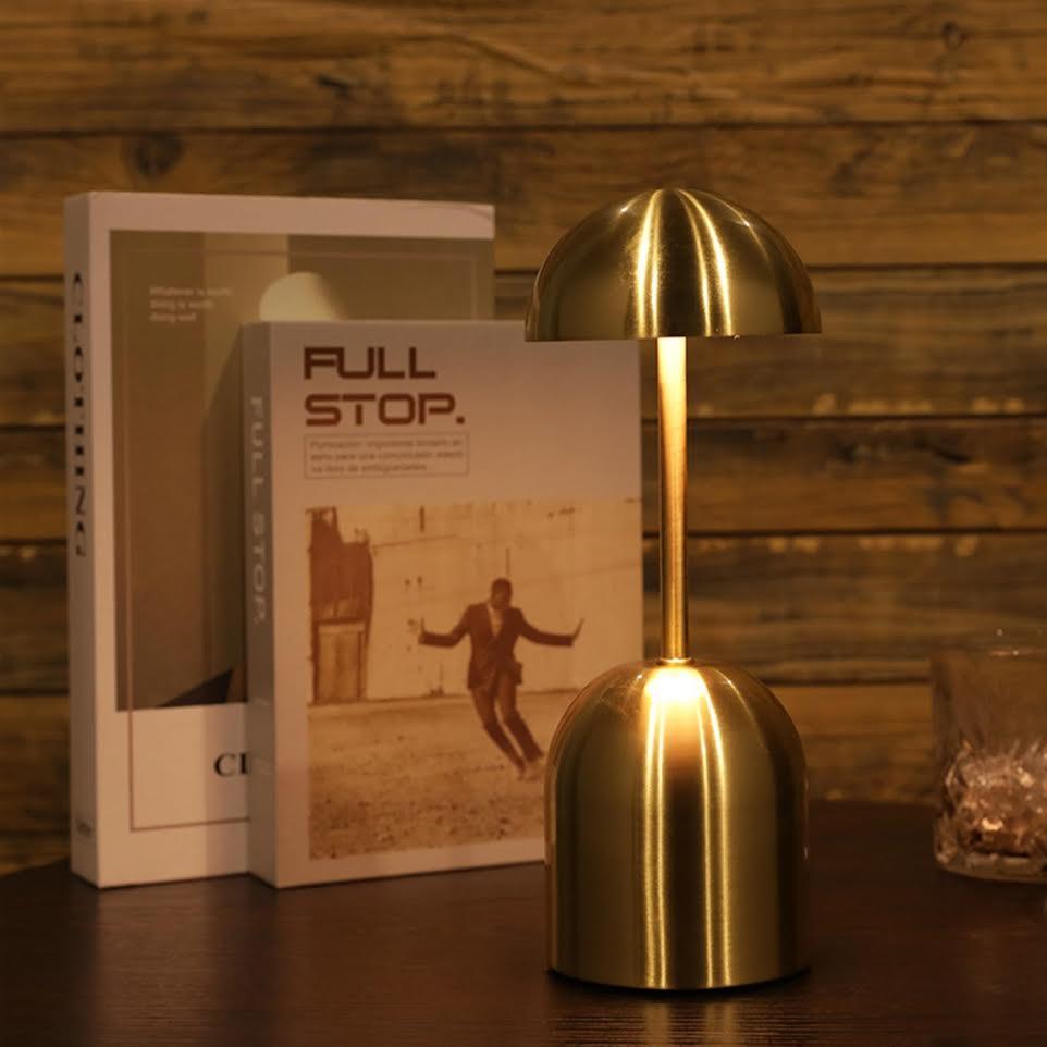 Urban Decor 28.5cm LED Mini Lamp Gold