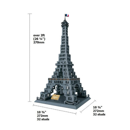 Wange Eiffel Tower 976 Piece Building Block Set