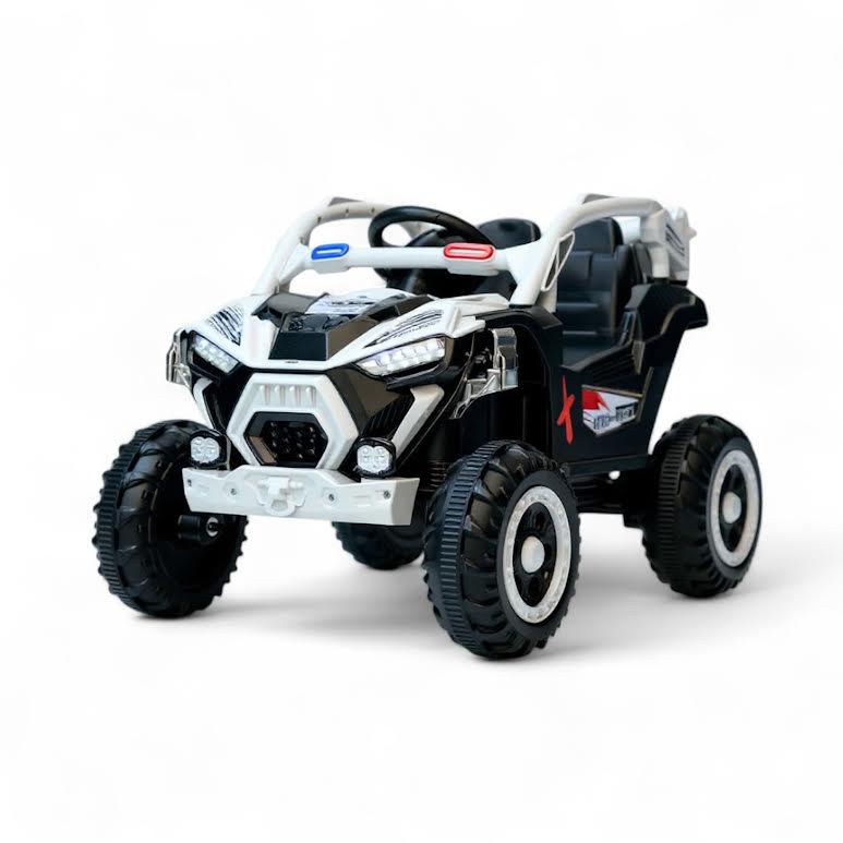 Kids Ride On 4 Wheel Truck Black & White