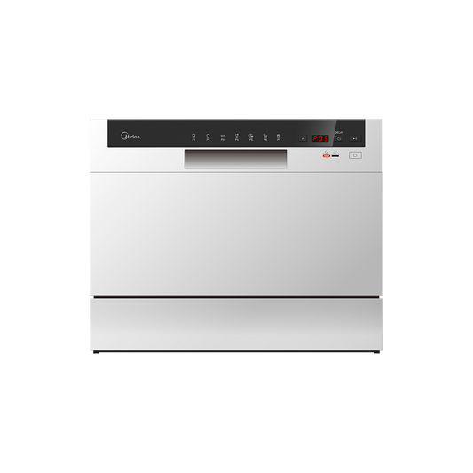 Midea  6 Place Counter Top Dishwasher White